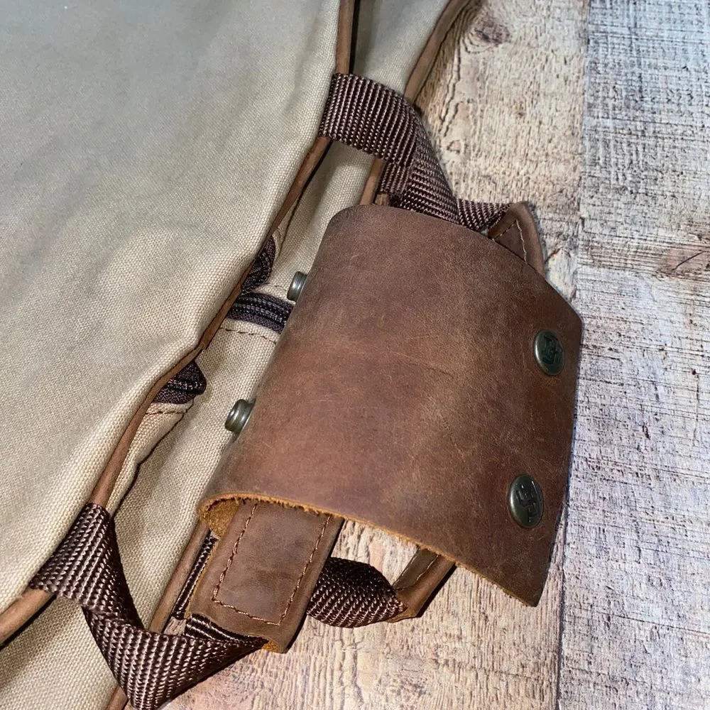 Jon hart two suiter garment bag canvas leather